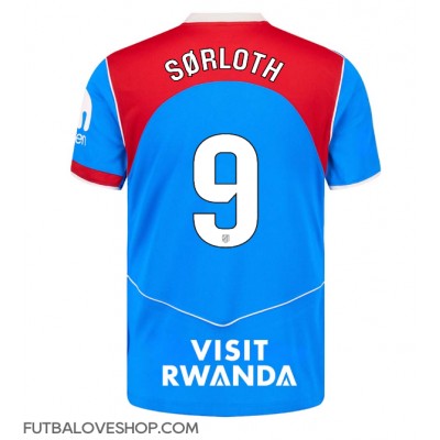 Dres Atletico Madrid Alexander Sorloth #9 Tretina 2025-26 Krátky Rukáv Dres Atletico Madrid Alexander Sorloth #9 Tretina 2025-26 Krátky Rukáv